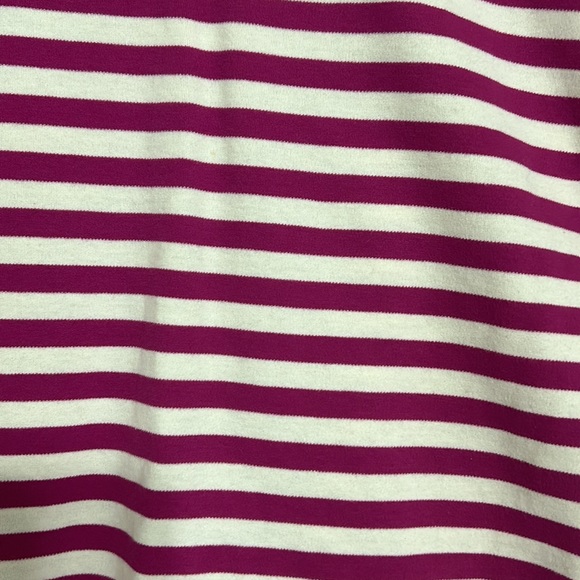 Appleseeds Fuschia and Cream Cotton Turtleneck - Picture 2 of 5